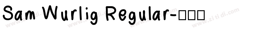 Sam Wurlig Regular字体转换
